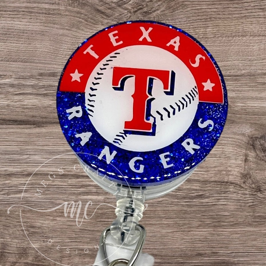 Rangers Baseball Badge topper