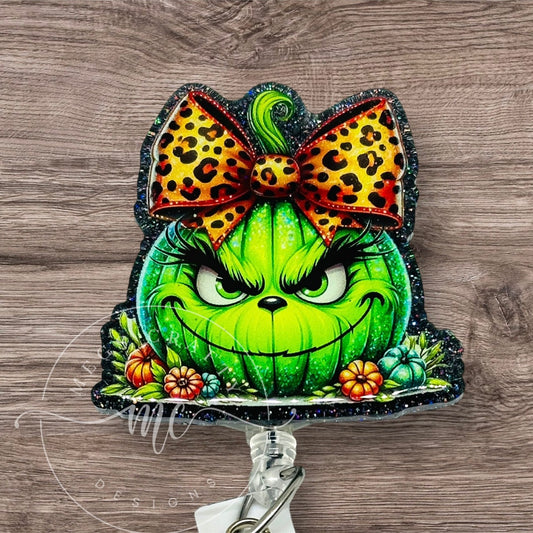 Mean One Pumpkin Badge topper