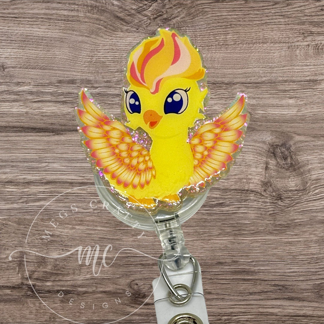 Phoenix Baby Badge topper