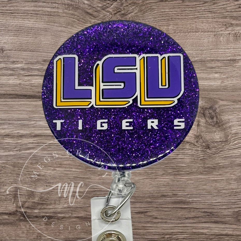 Tigers Purple Badge topper