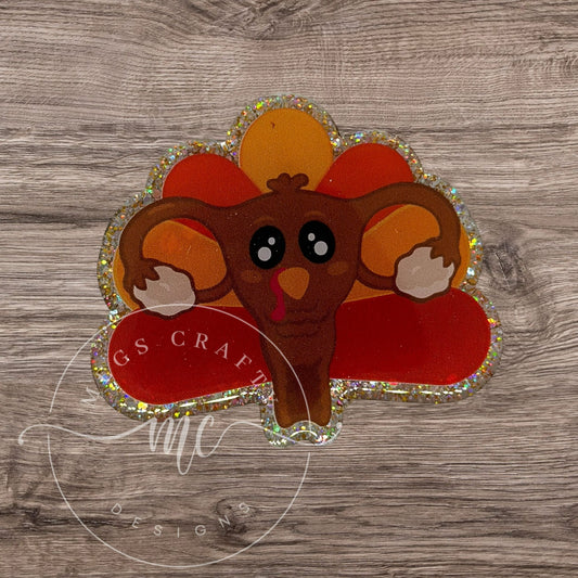 Turkey Uterus - Badge topper