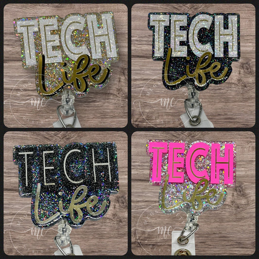 Tech life Badge topper