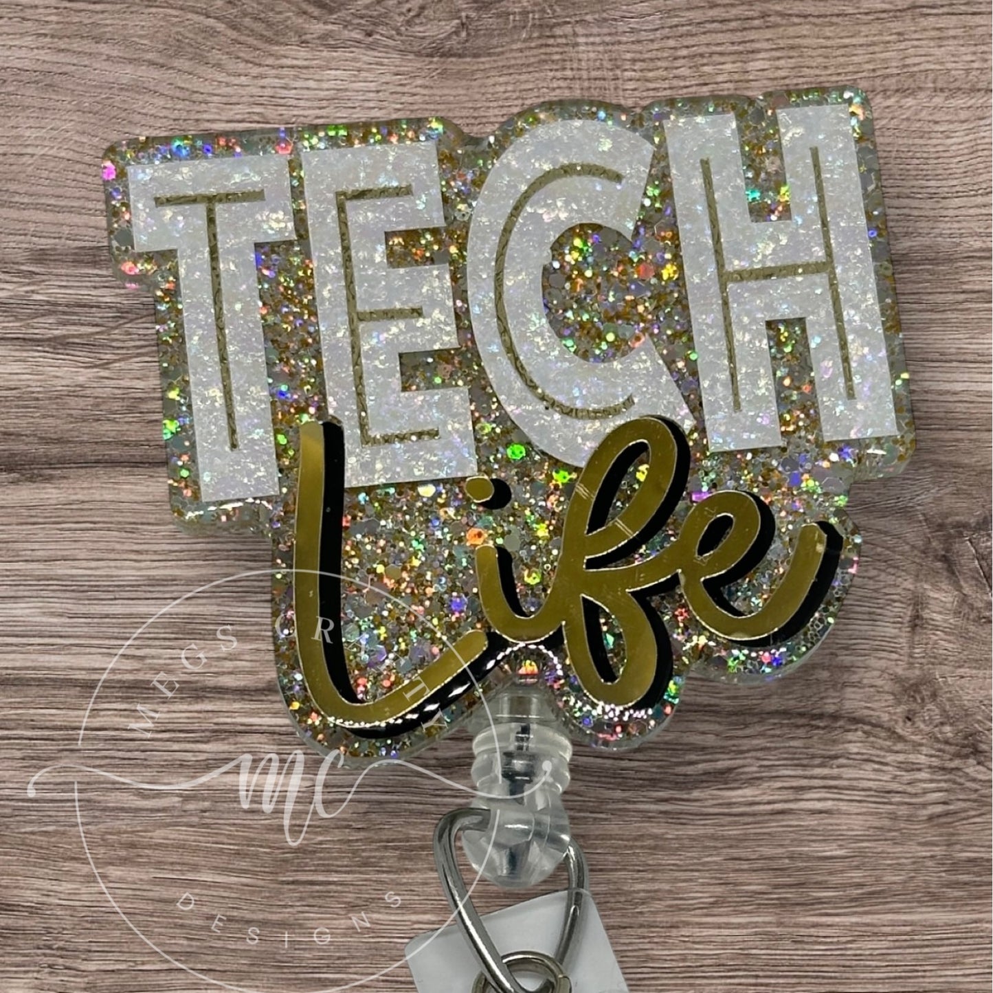 Tech life Badge topper