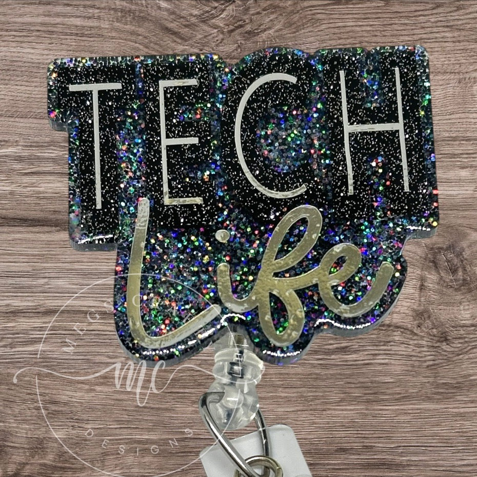 Tech life Badge topper