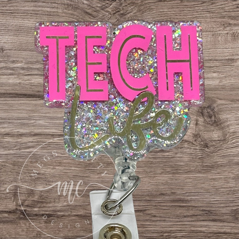 Tech life Badge topper